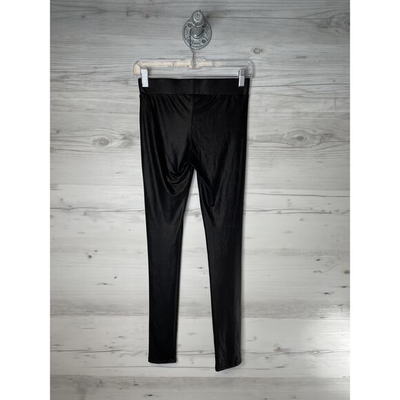 Candie's Leggings Womens Small Black Stretch Pull On Elastic Waist Poly Spandex - Picture 5 of 8